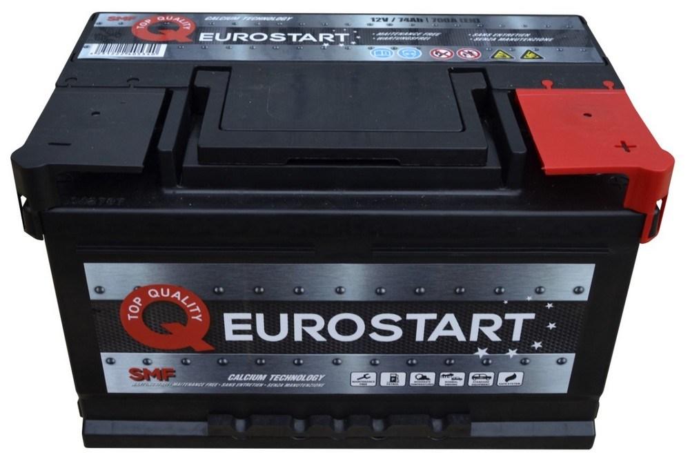 Акумулятор EUROSTART 74Ah Ев (-/+) (700EN)